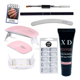 Polygel Poligel Kit Alongamento De Unha Cabine F1 Tip