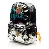 Mochila Original Plata Brillante Los Polinesios I´m Fierce Oficial Nueva