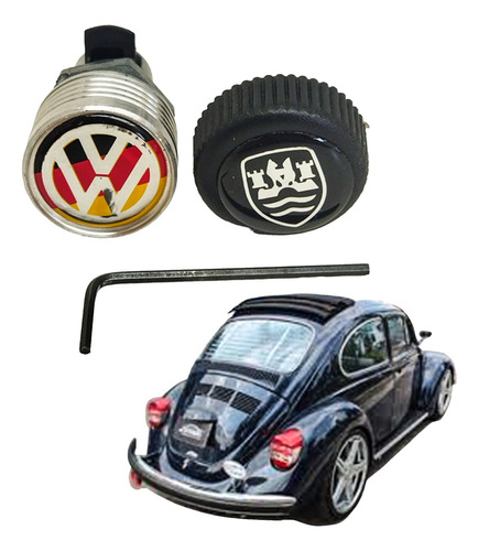 Chapa Cerradura Guantera Vw Sedan Vocho 73-04 Sin Llave 12