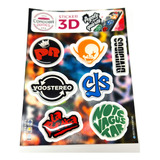 Sticker 3d Rock (domes) Para Celulares Y Termos