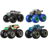 Hot Wheels Monster Trucks Escala 164 Pack De 4 Rodas Gigante