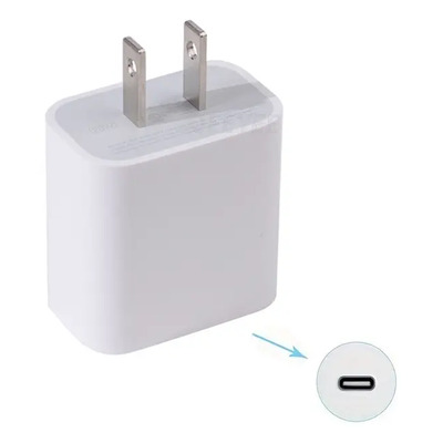 Cargador 20w Carga Rápida Cabeza Única Compatible Con iPhone Samsung Cargador Tipo C Blanco Jeeyee | Envío gratis