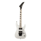 Guitarra Eléctrica Jackson Js Series Js32 Dka Dinky De Álamo Snow White Brillante Con Diapasón De Arce