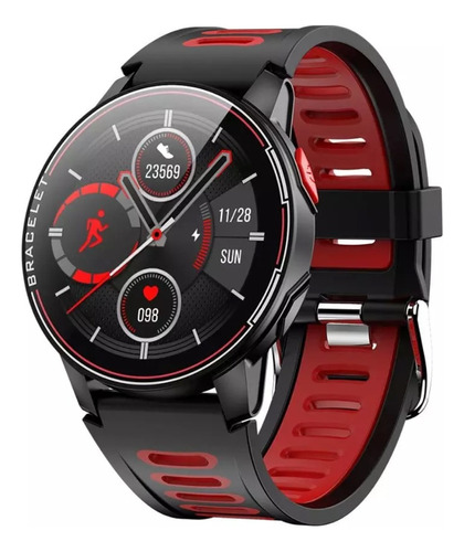 Reloj Inteligente Smart Watch Sport L6 Plus Full Touch Color De La Caja Rojo