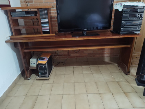 Mesa Grande De Madeira Peroba Para Tv