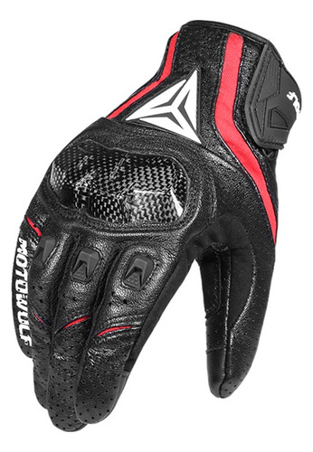 Guantes Para Moto Protección Piel 0305 Motowolf Motociclista Talla M