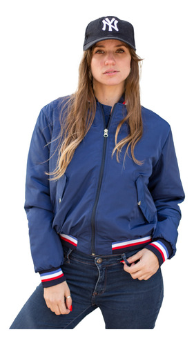 Campera Bomber Mujer Madrid Deluxe Con Matelase