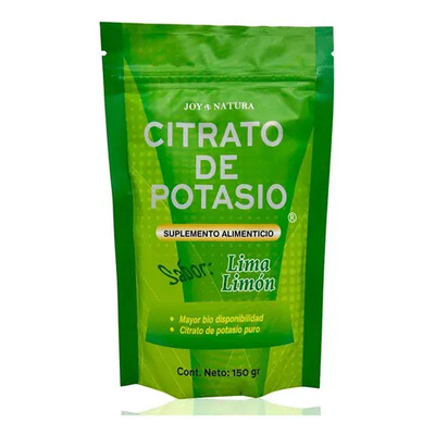 Citrato De Potasio En Polvo Sabor Lima Limon 150 Grs Joy Nat | MercadoLibre