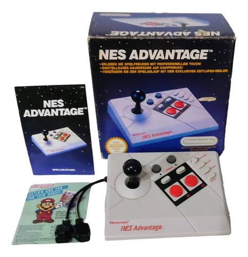 Controle Arcade Nintendo Nes Advantage 1984 Turbo Completo!
