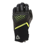 Guantes Cortos Moto Revit Neutron 2 Negro Fluo Bamp Group