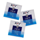 Gel Lubrificante Íntimo K-y Ky Base Água Sache 5g Com 3un Sabor Sem Sabor