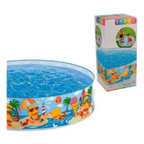 Piscina Rigida Grande Familiar Intex No Se Inflable 122x25