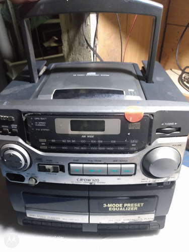 Rádio Gravador Aiwa Ca Dw330 U..não Funciona .