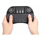 Mini Teclado Inalámbrico Airmouse Android Smart Tv Iluminado