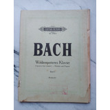 Antigua Partitura Bach Wohltemperiertes Klavier. Ian 082