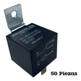 50pzs Relevador Universal Relay 40 Ampers 12v 5terminales