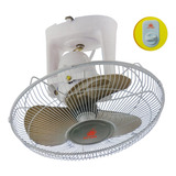 Abanico Ventilador Loco De Techo 3 Velocidades Giratorio 360