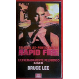 Brandon Lee Rapid Fire Película Artes Marciales Vhs