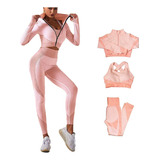 Ropa De Gimnasio De 3 Piezas, Ropa De Yoga Activewear