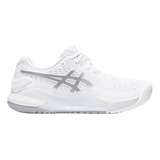 Tenis Tennis Asics Gel-resolution 9 Blanco Mujer 1042a208.10