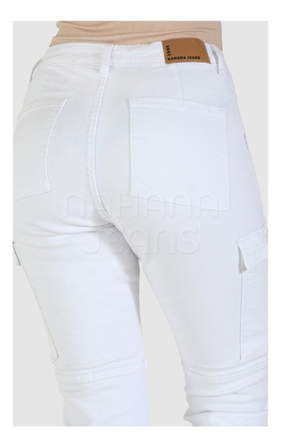 Jogger Nahana Blanco Elastizado