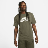 Remera Para Hombre Nike Sb Verde