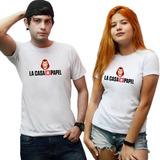 Kit Casal Camisetas La Casa De Papel Presente Mozao Unissex