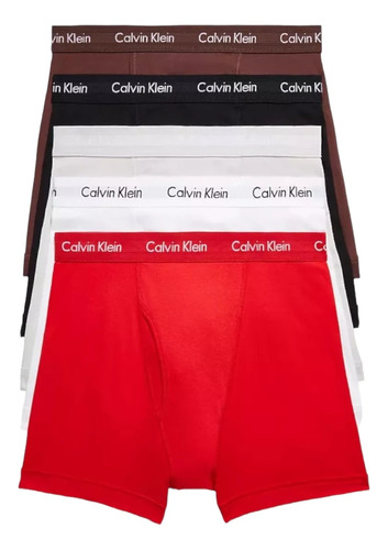 Bóxer Calvin Klein Brief 5pack De Algodón Nb1899926 Original