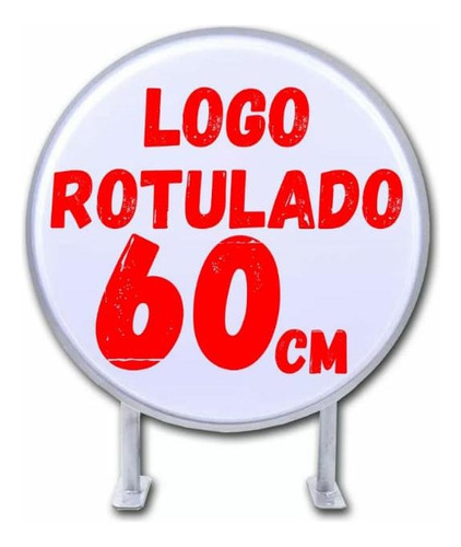 Letrero Luminoso Redondo Personalizado 60cm