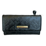 Billetera Negra De Mujer Marca Tommy Hilfiger