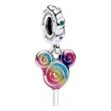 Pandora Charm Colgante Piruleta Lollipop Mickey Disney Park 