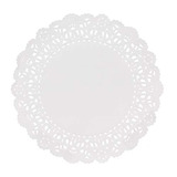 Hygloss Productos Redondos De Papel Doilies - Decorativo, Bl