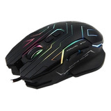 Mouse Gamer Con Cable Rgb Mt Gm22 Negro Meetion