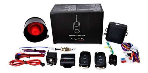 Kit De Alarma Automotriz Con Llave, Sirena Y 2 Controles