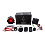 Kit De Alarma Automotriz Con Llave, Sirena Y 2 Controles