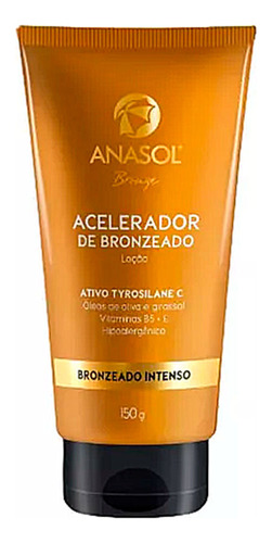 Loção 150g Acelerador De Bronzeado Vitaminas B5 + E - Anasol