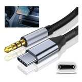 1.5m Cable Auxiliar Usb Tipo C A Conector De 3,5 Mm