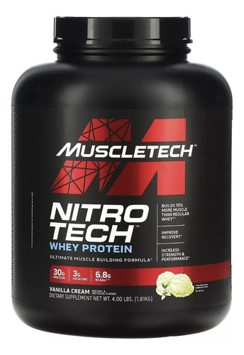 Nitrotech 100% Whey 4 Lbs - Unidad a $299900