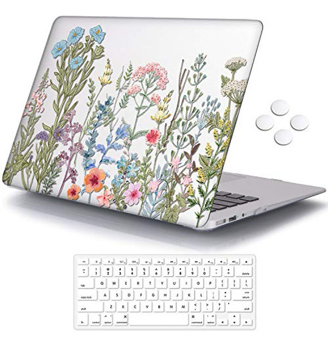 Icasso - Funda Para Macbook, Weeds On Clear Base, New Macboo