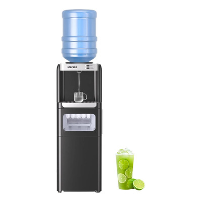 Dispensador De Agua Icepure Con Máquina De Hielo 33lbs