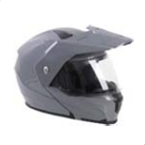 Casco Abatible Cross Ece Ir-199 Gris Cemento Talla M