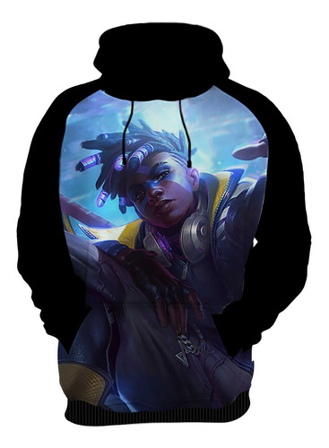 Blusa Moletom Ekko True Damage League Of Legends Lol Jogos