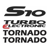 Kit Emblema Adesivo Resinado S10 Tornado Kitr32 Fgc