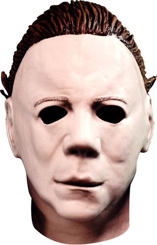 Máscara De Látex Michael Myers H2 Económica Halloween 71110 Color Carne