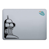 Bender Futurama Sticker Portatil