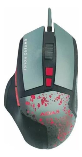 Mouse Gamer K80 Rgb 7 Botones Metálico Alámbrico