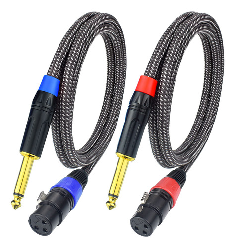 Ihurllu Cable De Microfono Ts Mono A Xlr Desequilibrado De 1