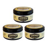 Kit X 3 Pomadas Para Cabello Legends Barber Medium Hold 40gr