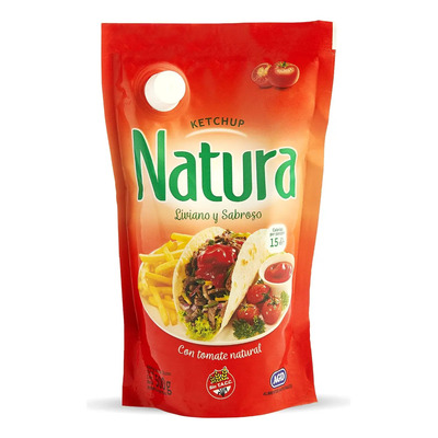 Ketchup Natura sin TACC en doypack 500 g | MercadoLibre