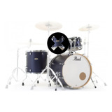 Bateria Pearl Decade Maple Dmp-943 Xp 24 13 16 Shell Pack Cor Azul